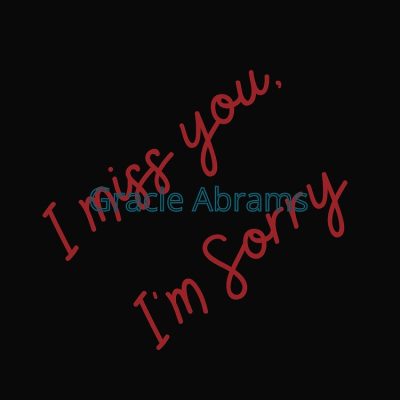 Gracie Abrams I Miss You, I'M Sorry Tote Bag Official Gracie Abrams Merch