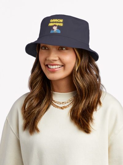 Gracie Abrams With Yellow Letters Bucket Hat Official Gracie Abrams Merch