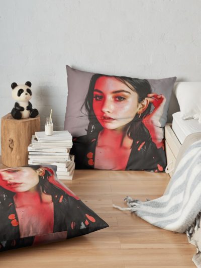 Gracie Abrams Throw Pillow Official Gracie Abrams Merch