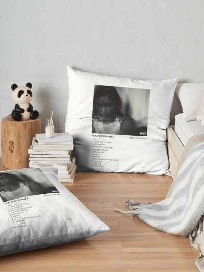 Gracie Abrams - Good Riddance Poster Throw Pillow Official Gracie Abrams Merch