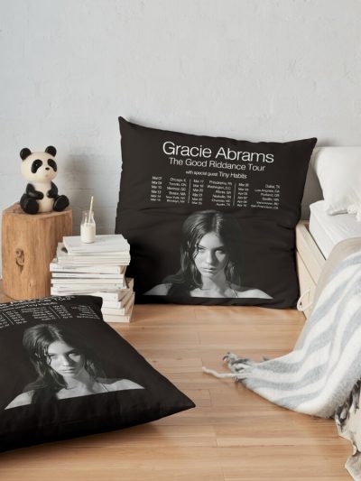 Gracie Abrams Throw Pillow Official Gracie Abrams Merch