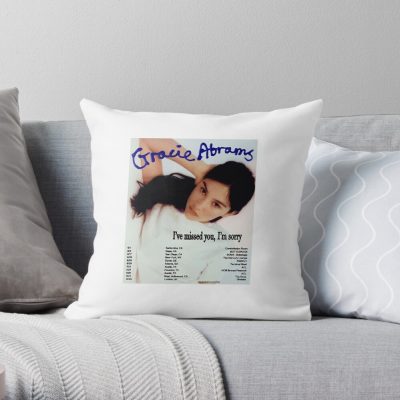 Gracie Abrams Tour Throw Pillow Official Gracie Abrams Merch