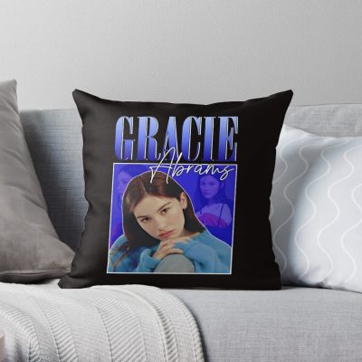 Gracie Abrams Throw Pillow Official Gracie Abrams Merch