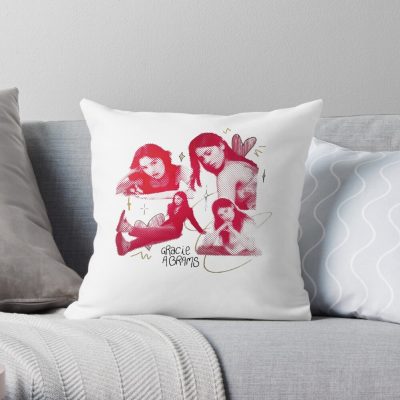 Gracie Abrams Throw Pillow Official Gracie Abrams Merch