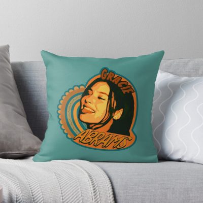 Gracie Abrams Cute Singer Art Throw Pillow Official Gracie Abrams Merch