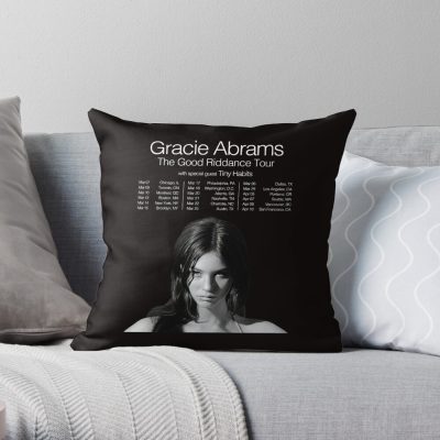 Gracie Abrams Throw Pillow Official Gracie Abrams Merch