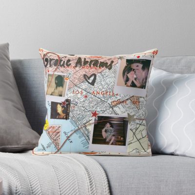 Gracie Abrams Sticker And Poster Throw Pillow Official Gracie Abrams Merch