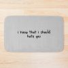 Gracie Abrams I Should Hate You Bath Mat Official Gracie Abrams Merch