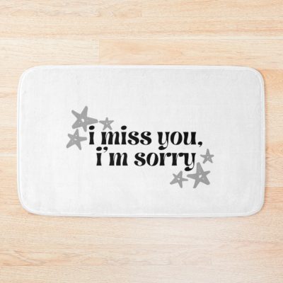 I Miss You I'M Sorry W/ Pretty Stars - Gracie Abrams Bath Mat Official Gracie Abrams Merch