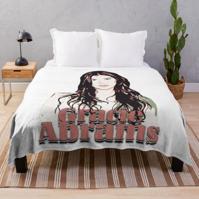 Cute Gracie Abrams Art Throw Blanket Official Gracie Abrams Merch