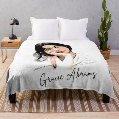 More Then Awesome Lover Gift Gracie Abrams Gracie Abrams Drawing Gifts For Movie Fan Throw Blanket Official Gracie Abrams Merch