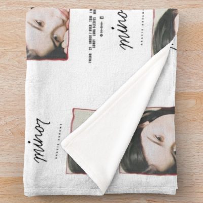 Gracie Abrams Minor Album Throw Blanket Official Gracie Abrams Merch