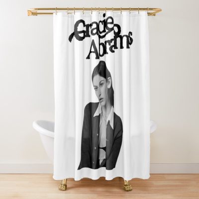 Gracie Abrams Merch Portrait Shower Curtain Official Gracie Abrams Merch