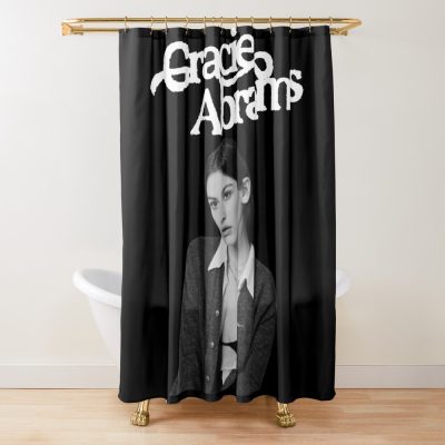 Gracie Abrams Merch Portrait Shower Curtain Official Gracie Abrams Merch