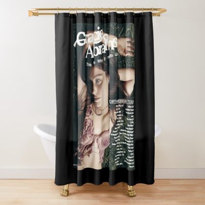 Hilarious Presents For Gracie Abrams' American Tour Featuring Indie, Vintage 80S And 90S, And Goth Themes Shower Curtain Official Gracie Abrams Merch