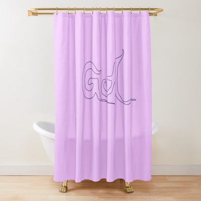 Gracie Abrams Minor Merch Gracie Abrams Logo Shower Curtain Official Gracie Abrams Merch