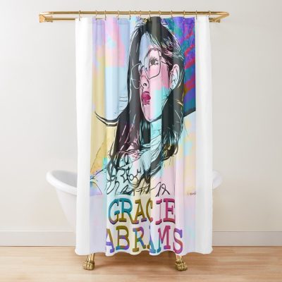 Gracie Abrams Lover Merch Shower Curtain Official Gracie Abrams Merch