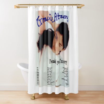 Gracie Abrams Tour Shower Curtain Official Gracie Abrams Merch